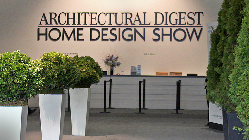Architectural Digest Home Design Show - Pier 94 New York - Signage Graphics Management